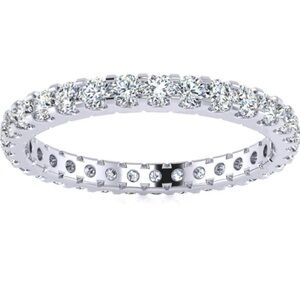 Martha Stewart Silver Diamond Ring